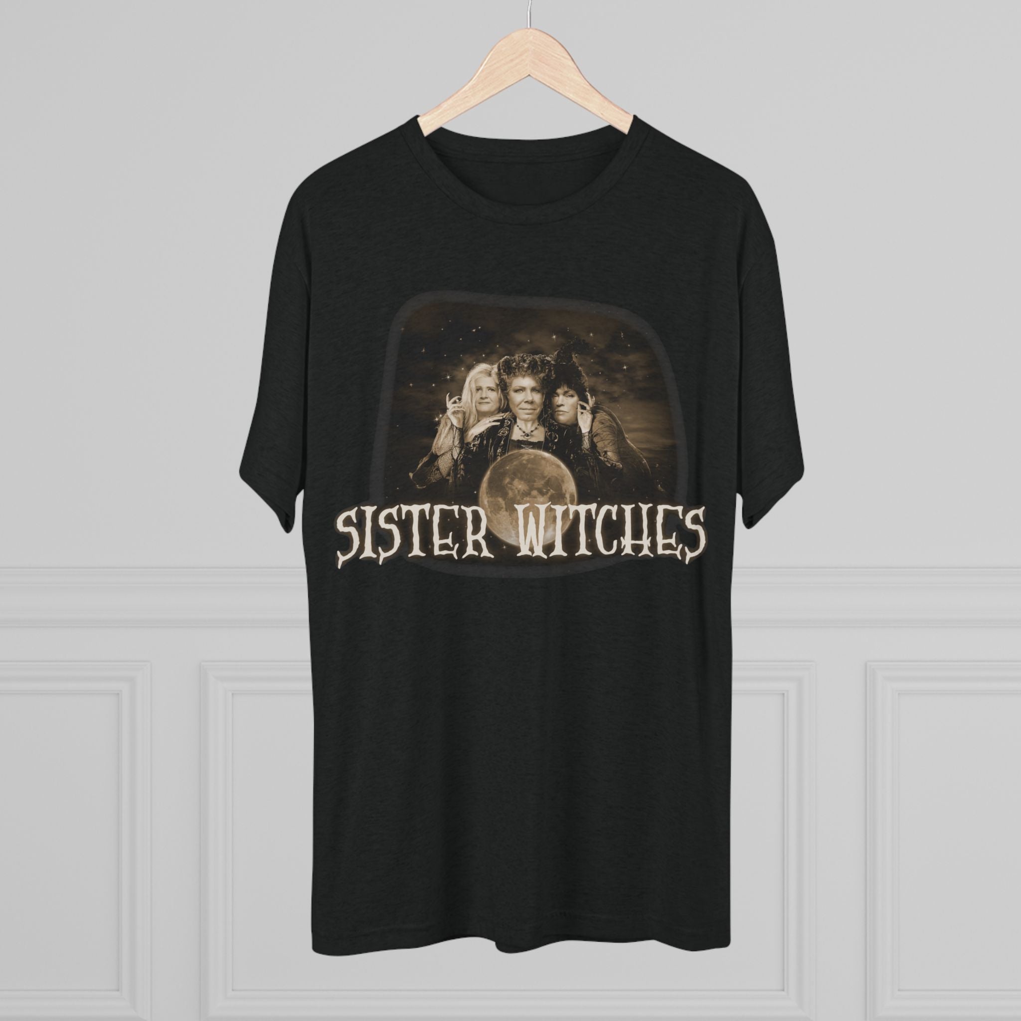 "Sister Witches" (Sepia) - Unisex Tri-Blend Crew Tee