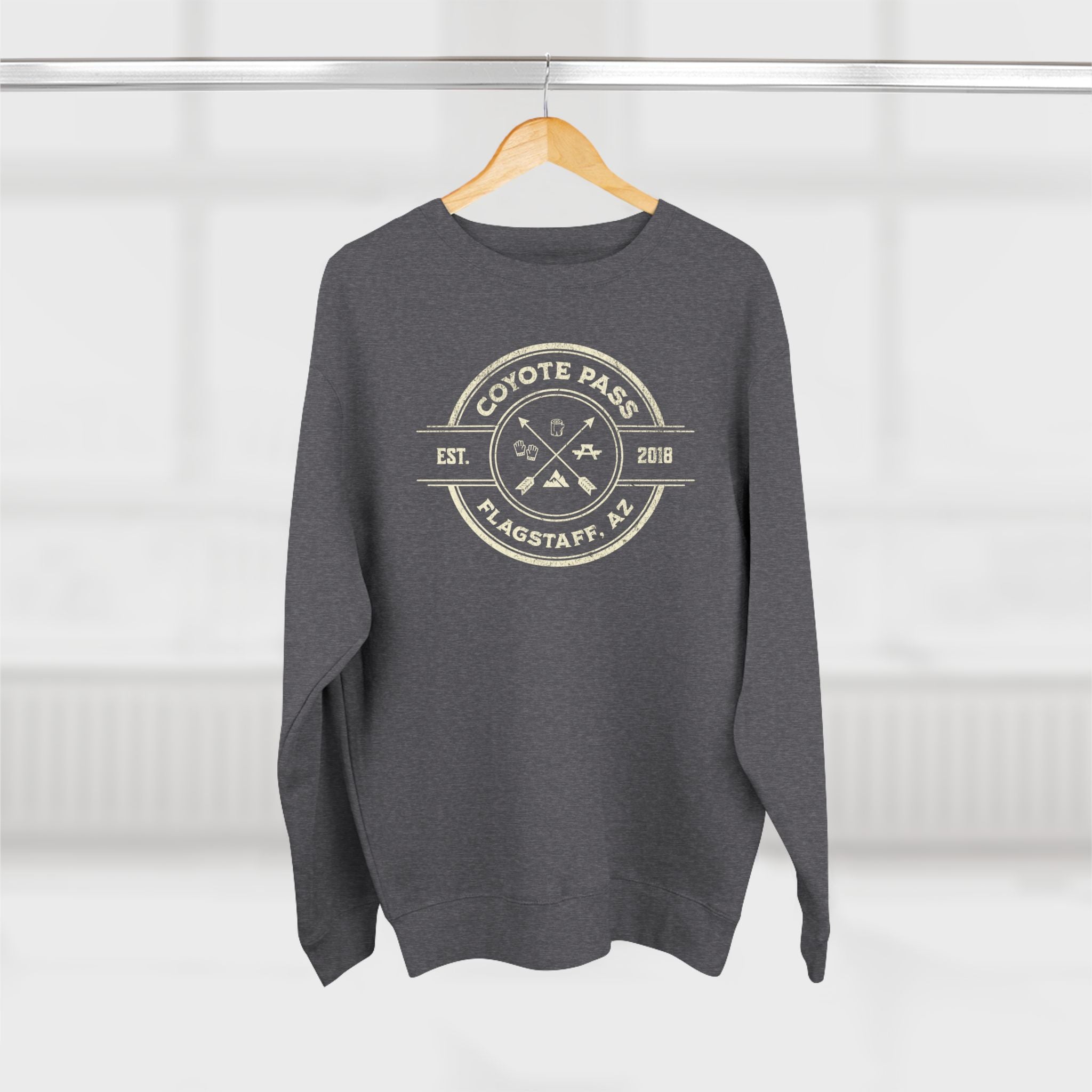 "Coyote Pass" - Cozy Vintage Crewneck