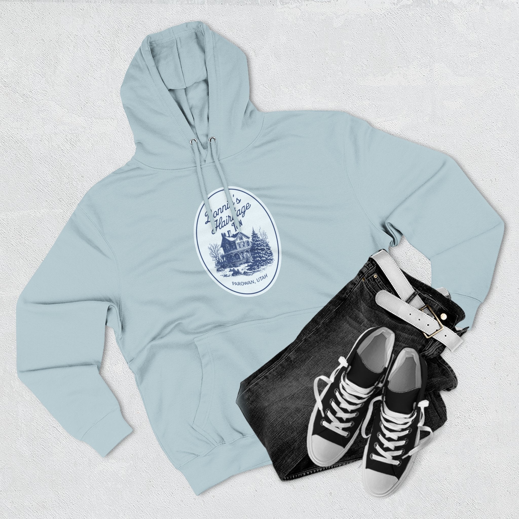 "Bonnie's Hairitage Inn" - Fleece Hoodie