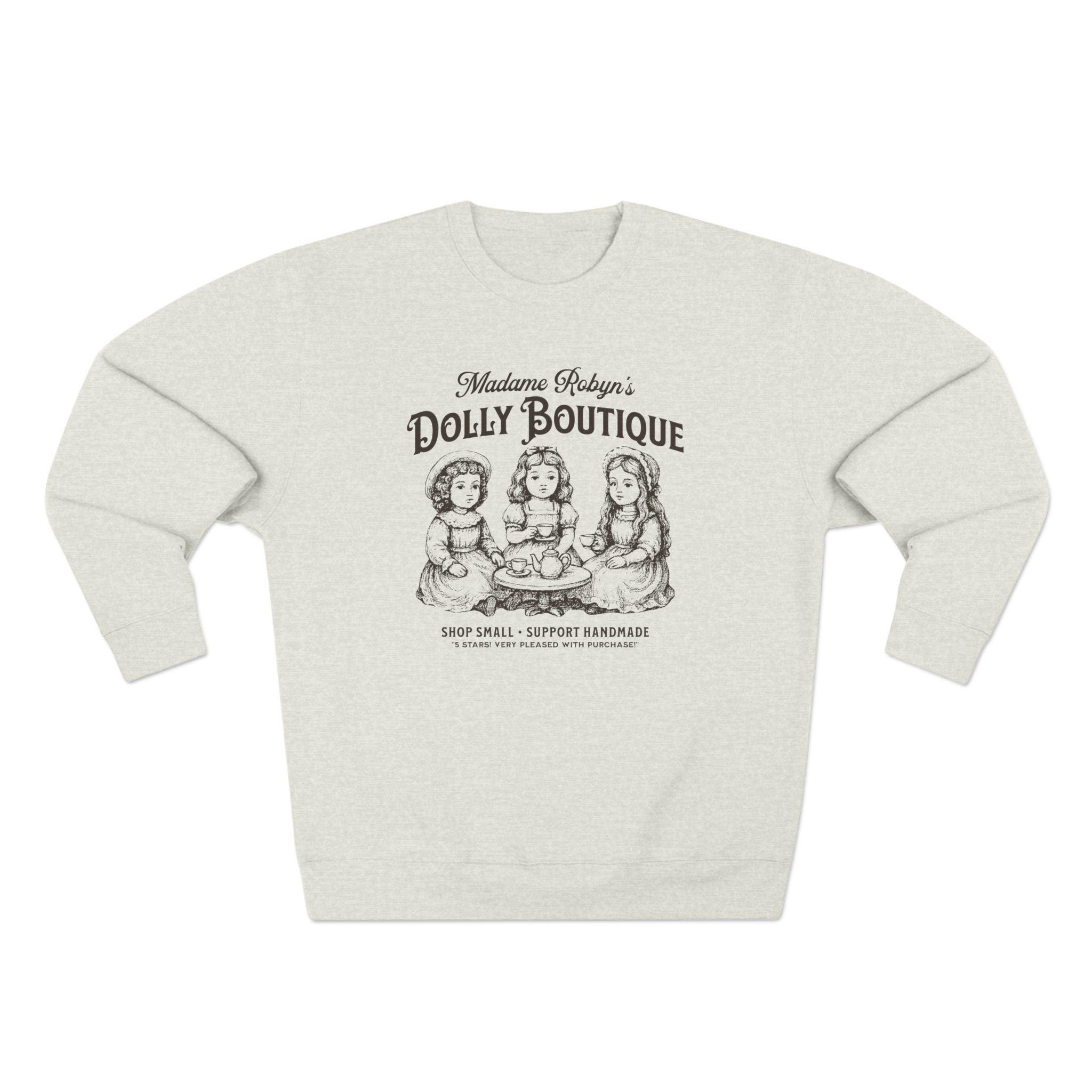 "Madame Robyn's Dolly Boutique" - Cozy Vintage Crewneck