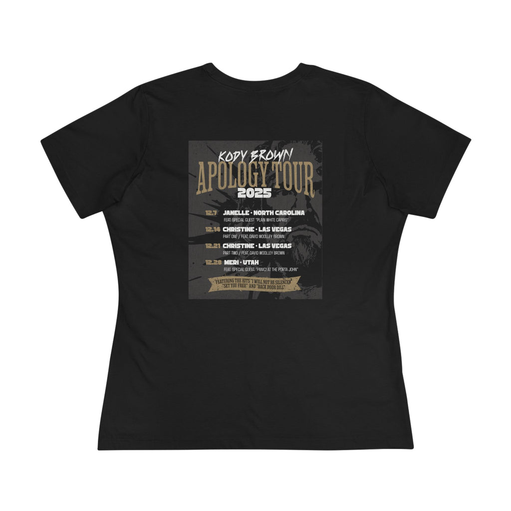 "Apology Tour 2025" - Women's Cotton Tee