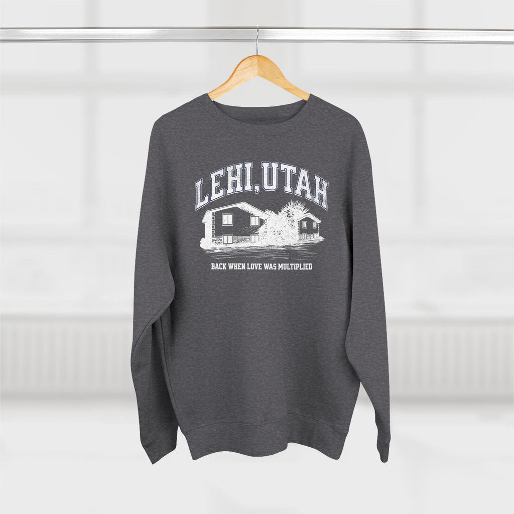 "Lehi, Utah" - Cozy Vintage Crewneck
