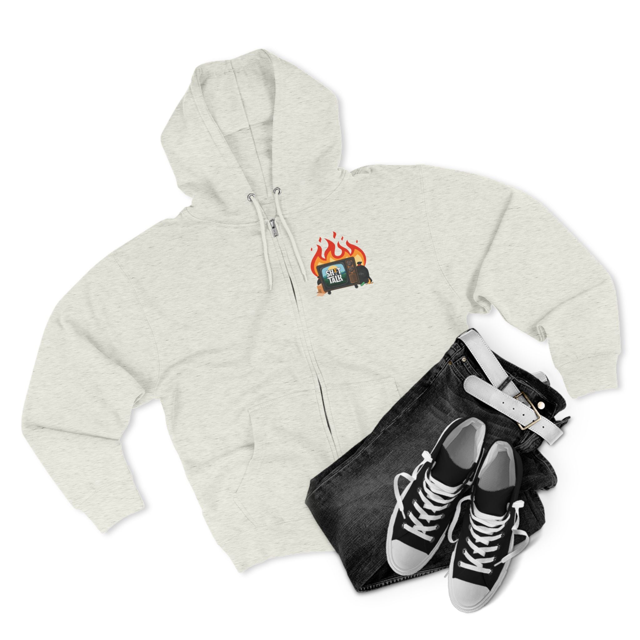 "Shit Talk" Official - Unisex Zip Hoodie
