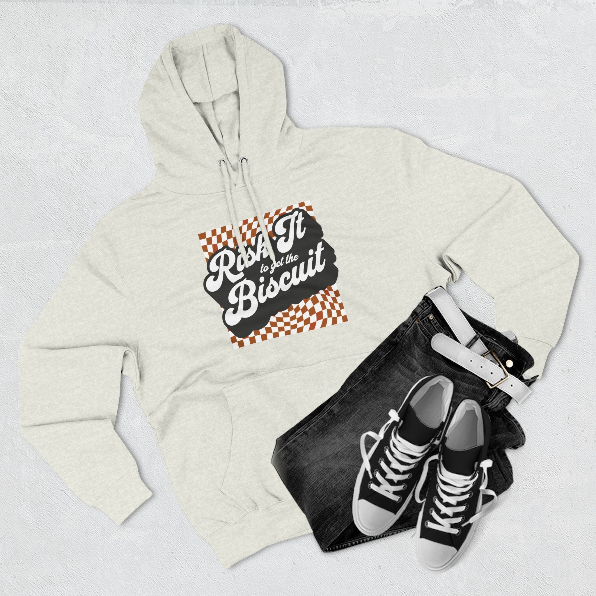 "Risk It to get the Biscuit" - Fleece Hoodie