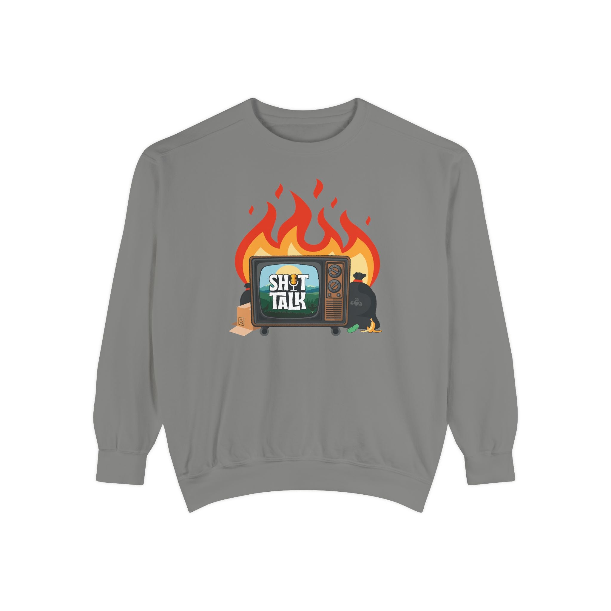"Shit Talk" Official Cozy Unisex Crewneck