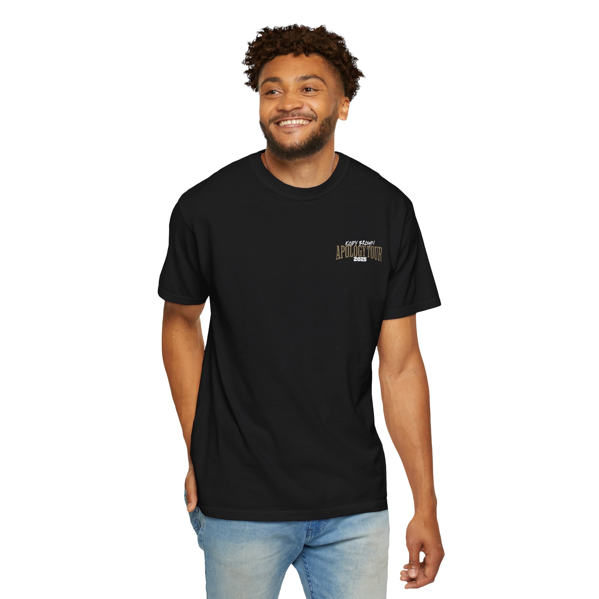"Apology Tour 2025" T-Shirt (Medium Weight)
