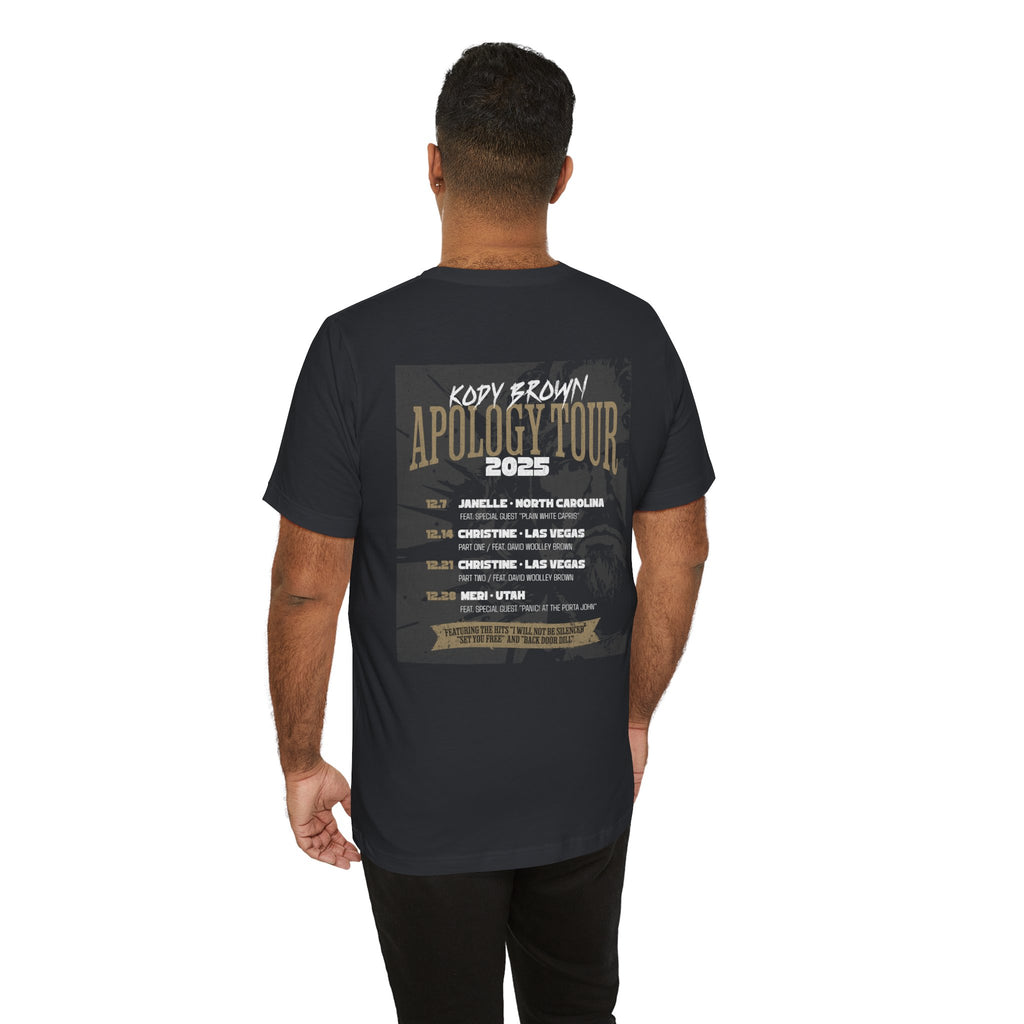 "Apology Tour 2025" T‑Shirt (Light Weight)