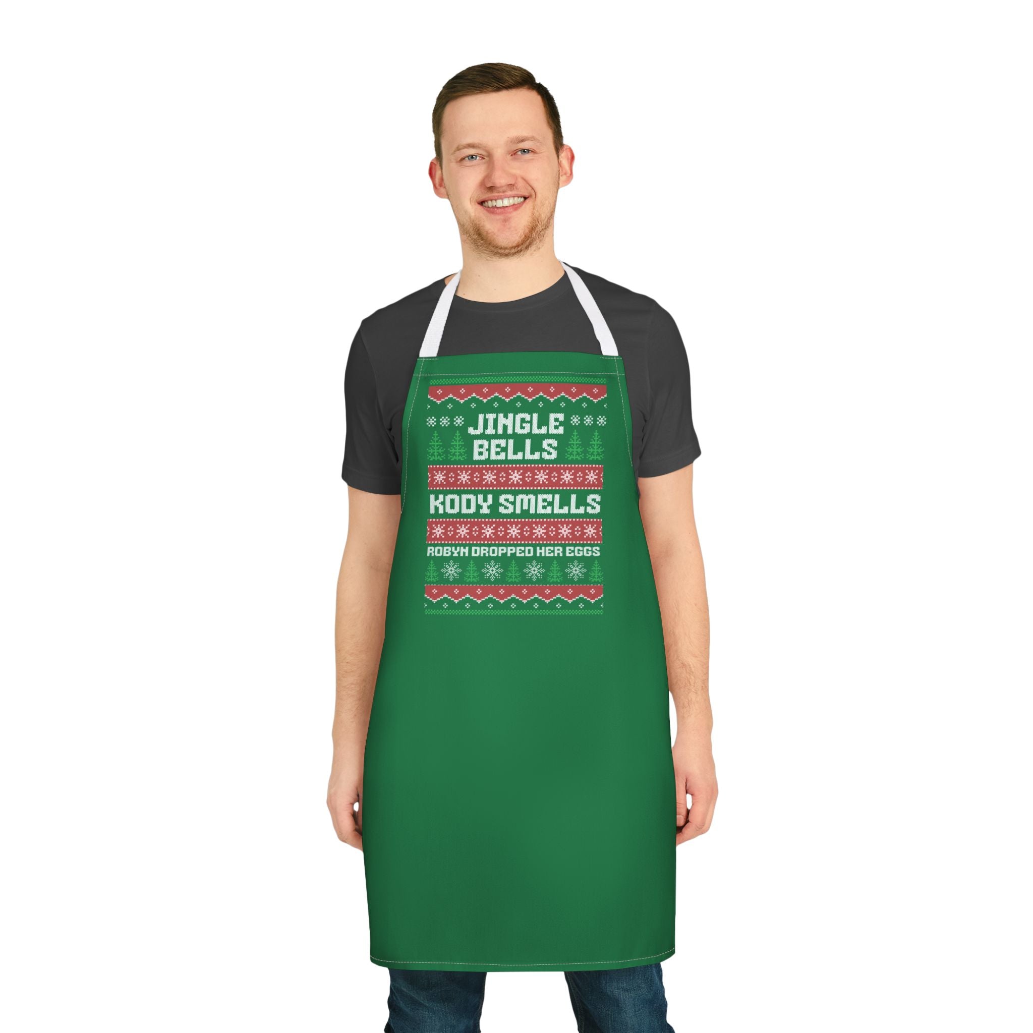 "Jingle Bells..." — Holiday Kitchen Apron