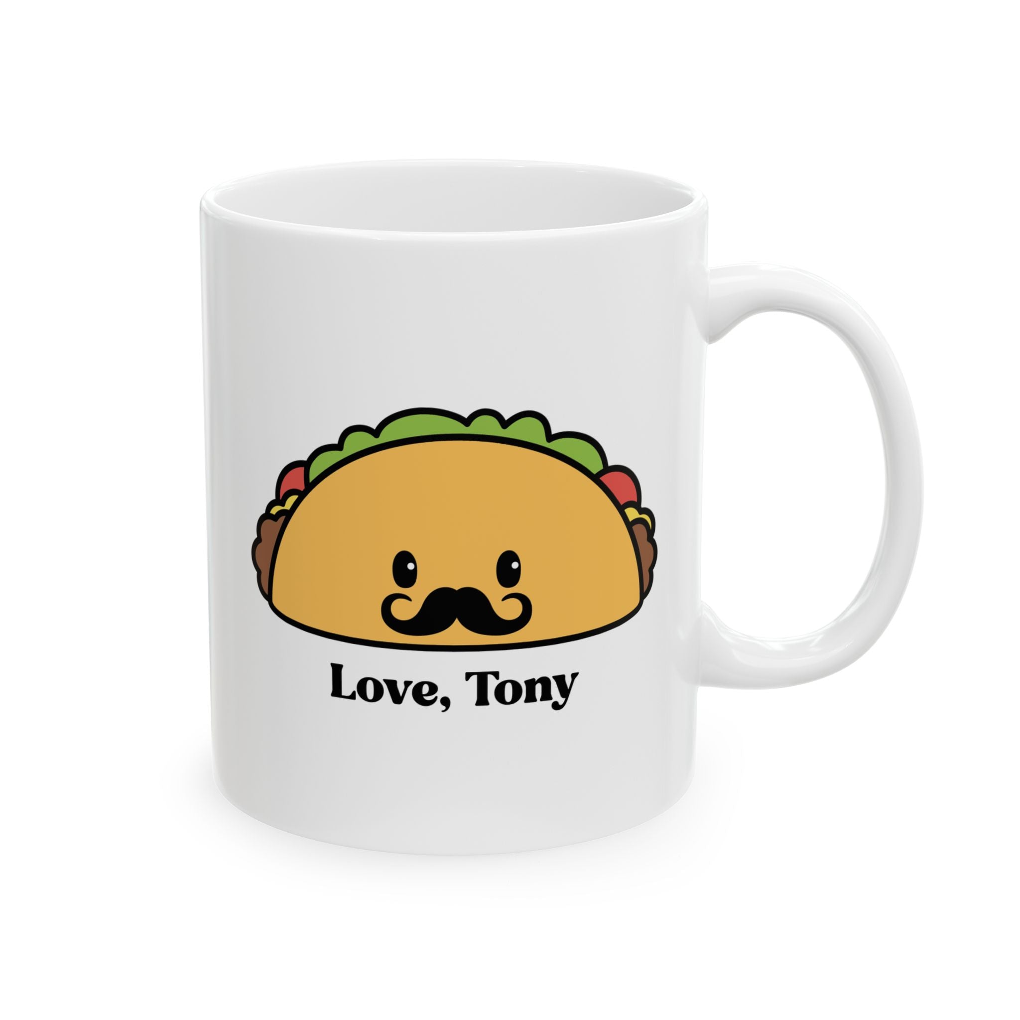 "Love, Tony" - Ceramic Coffee Mug