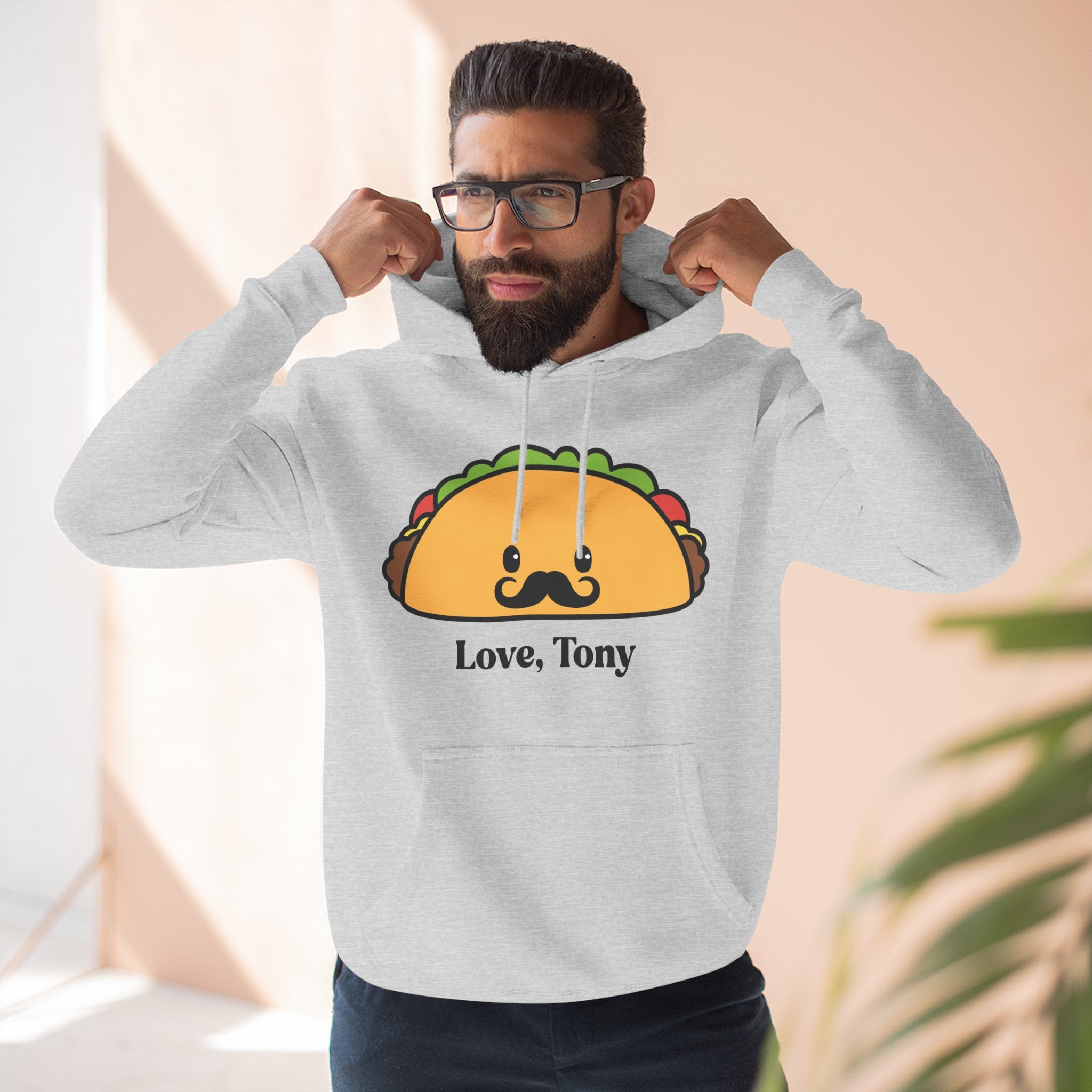"Love, Tony" - Fleece Hoodie