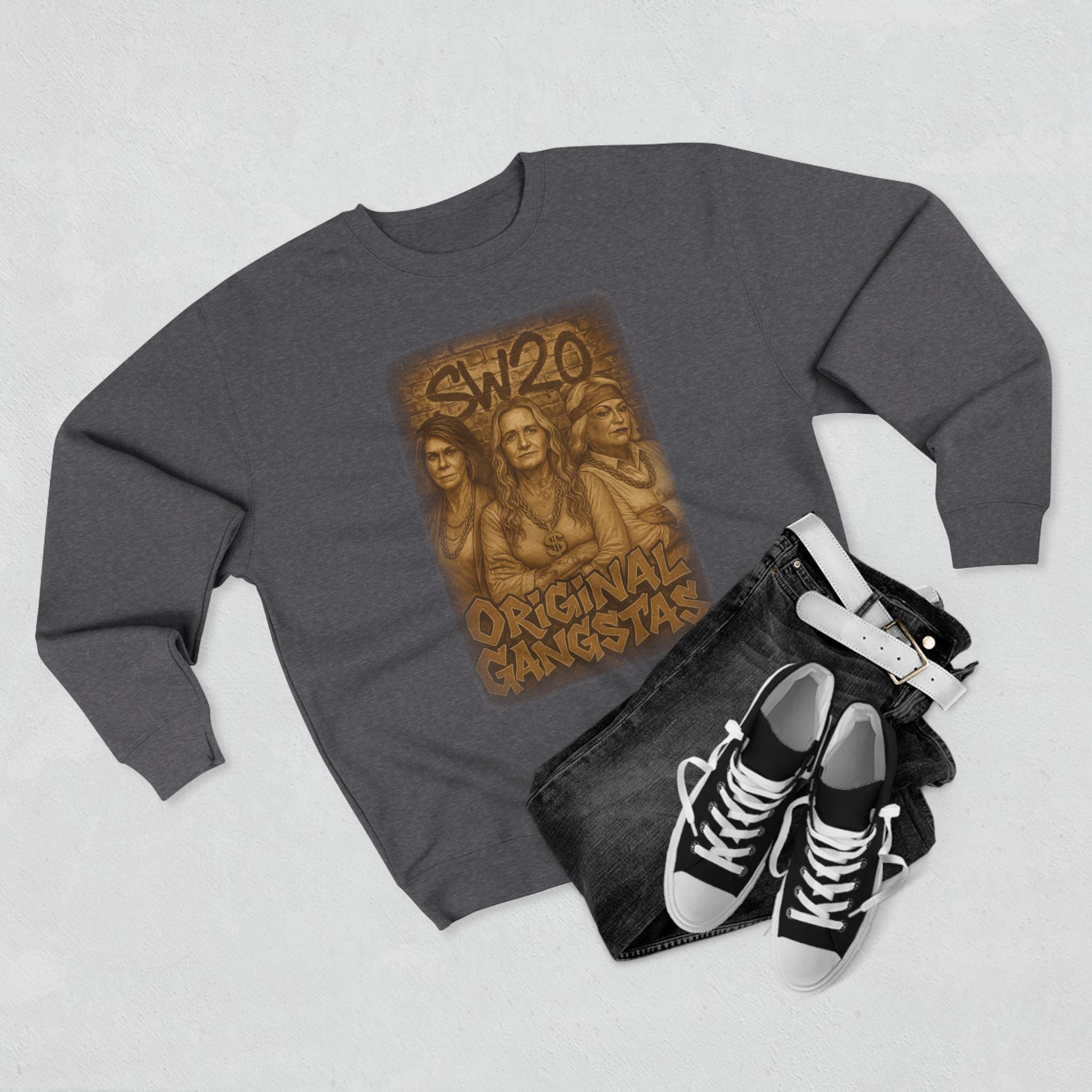 "Original Gangstas" - Cozy Vintage Crewneck