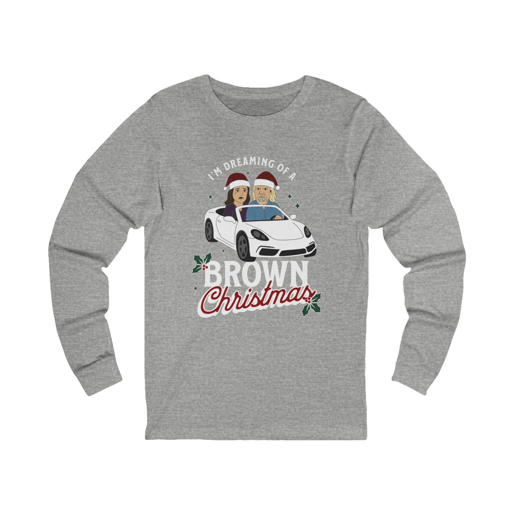"I'm Dreaming of a Brown Christmas" - Unisex Long Sleeve Tee