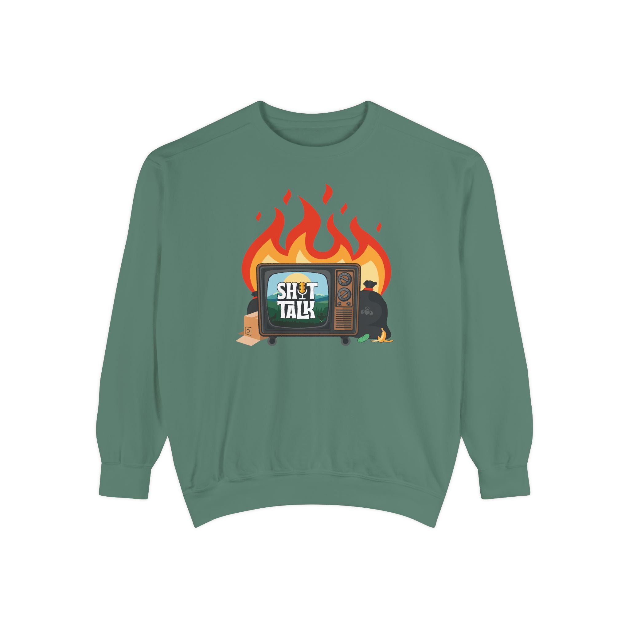 "Shit Talk" Official Cozy Unisex Crewneck