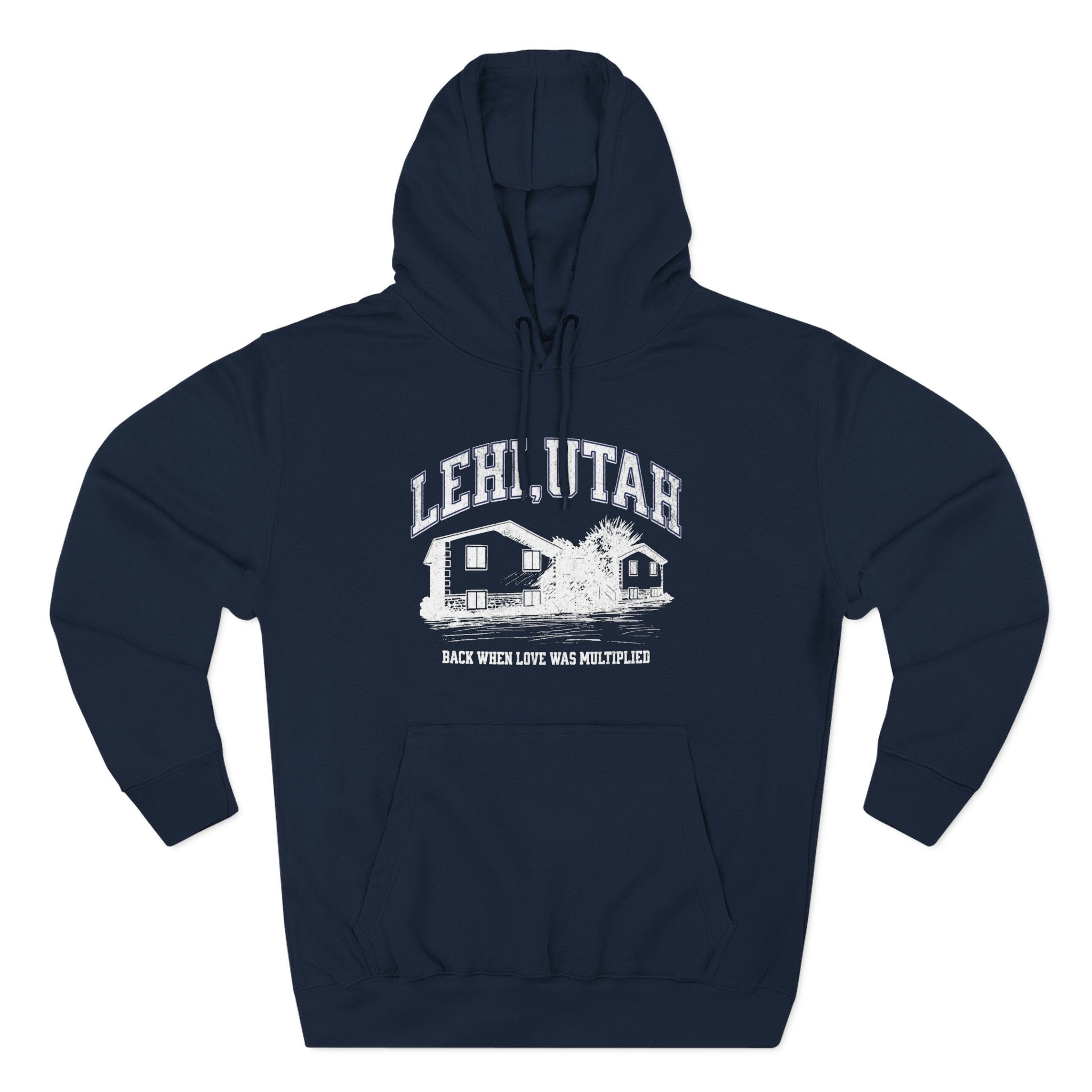 "Lehi, Utah" - Fleece Hoodie
