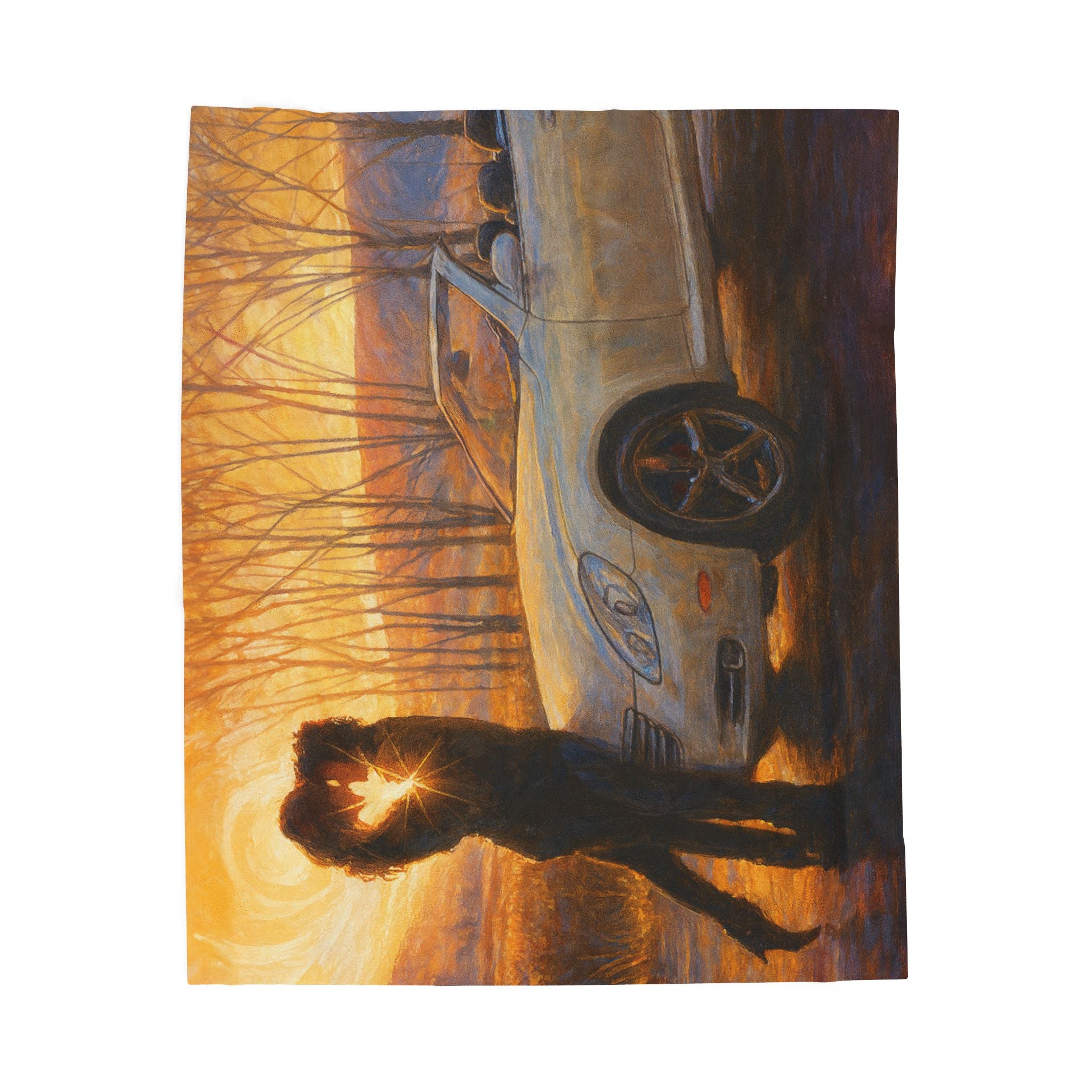 "Soul Mates" Cozy Velveteen Plush Blanket