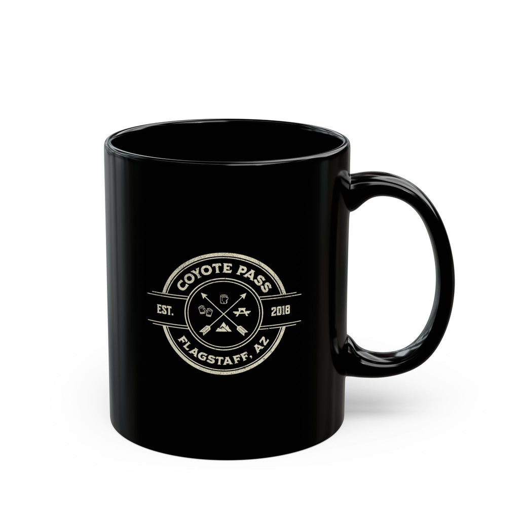 "Coyote Pass" Black Coffee Mug