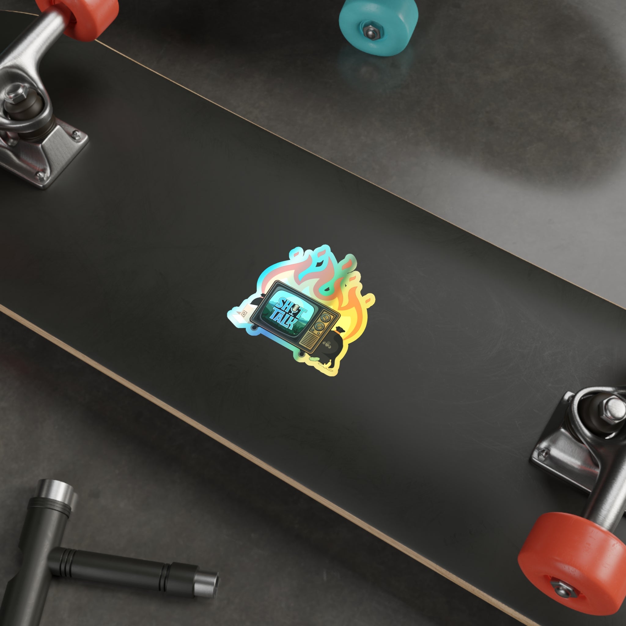 "Shit Talk" Official - Holographic Die-Cut Sticker