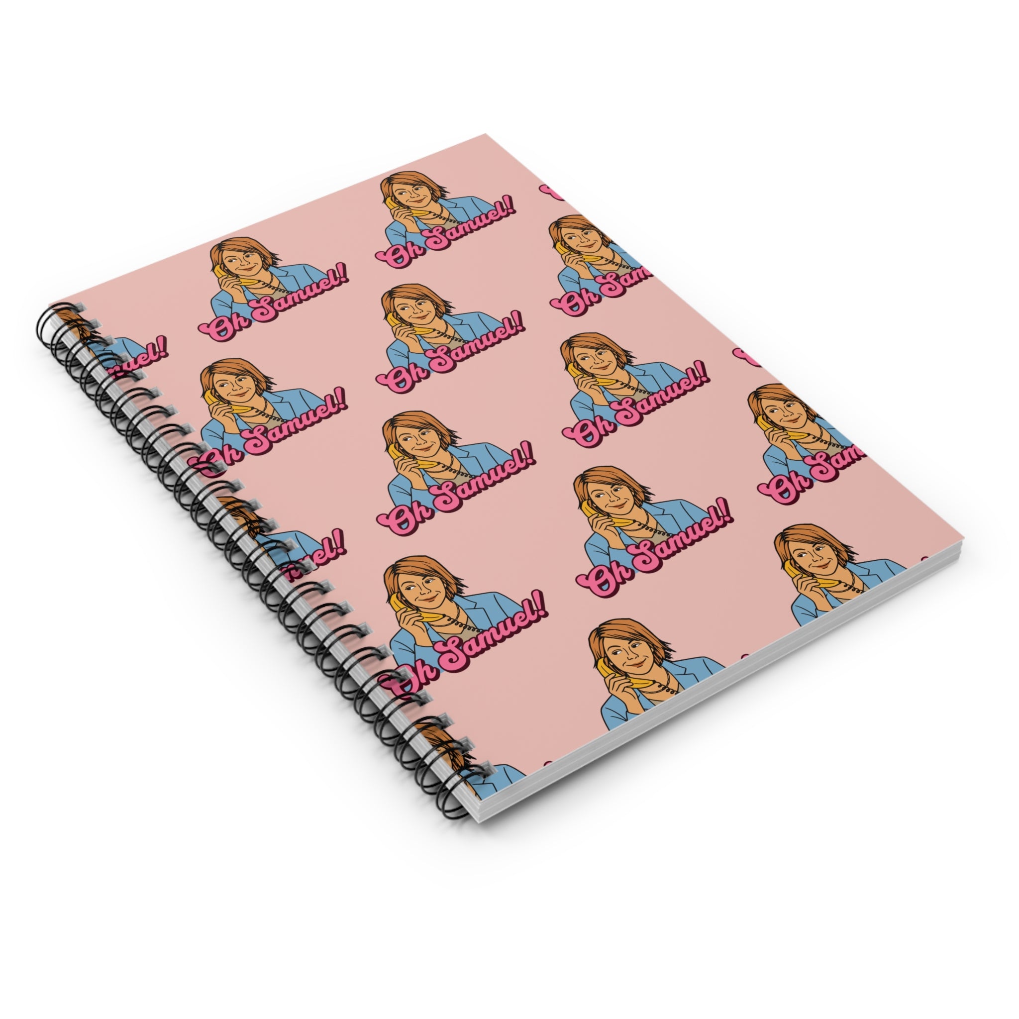 "Oh Samuel" - Small Spiral Notebook