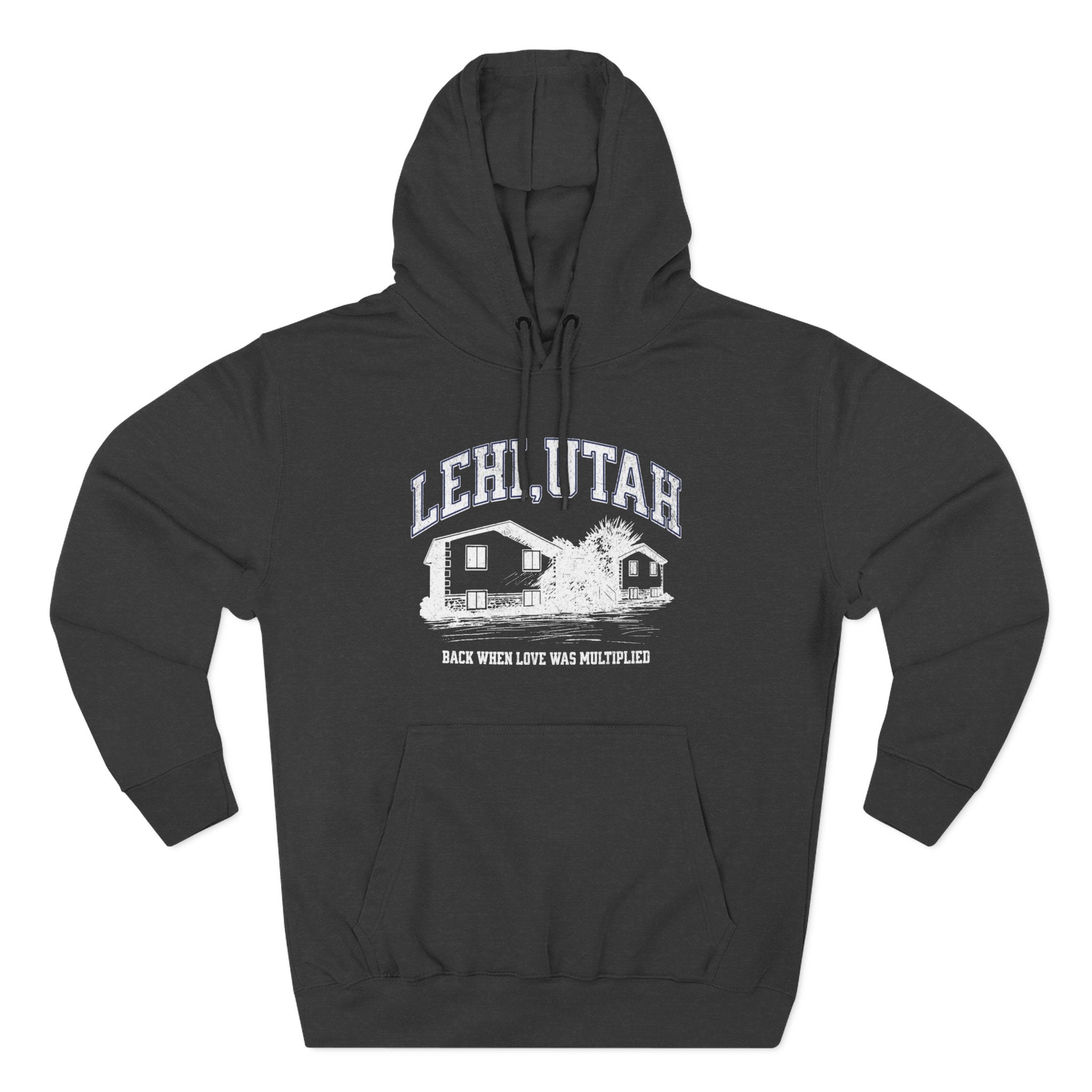 "Lehi, Utah" - Fleece Hoodie