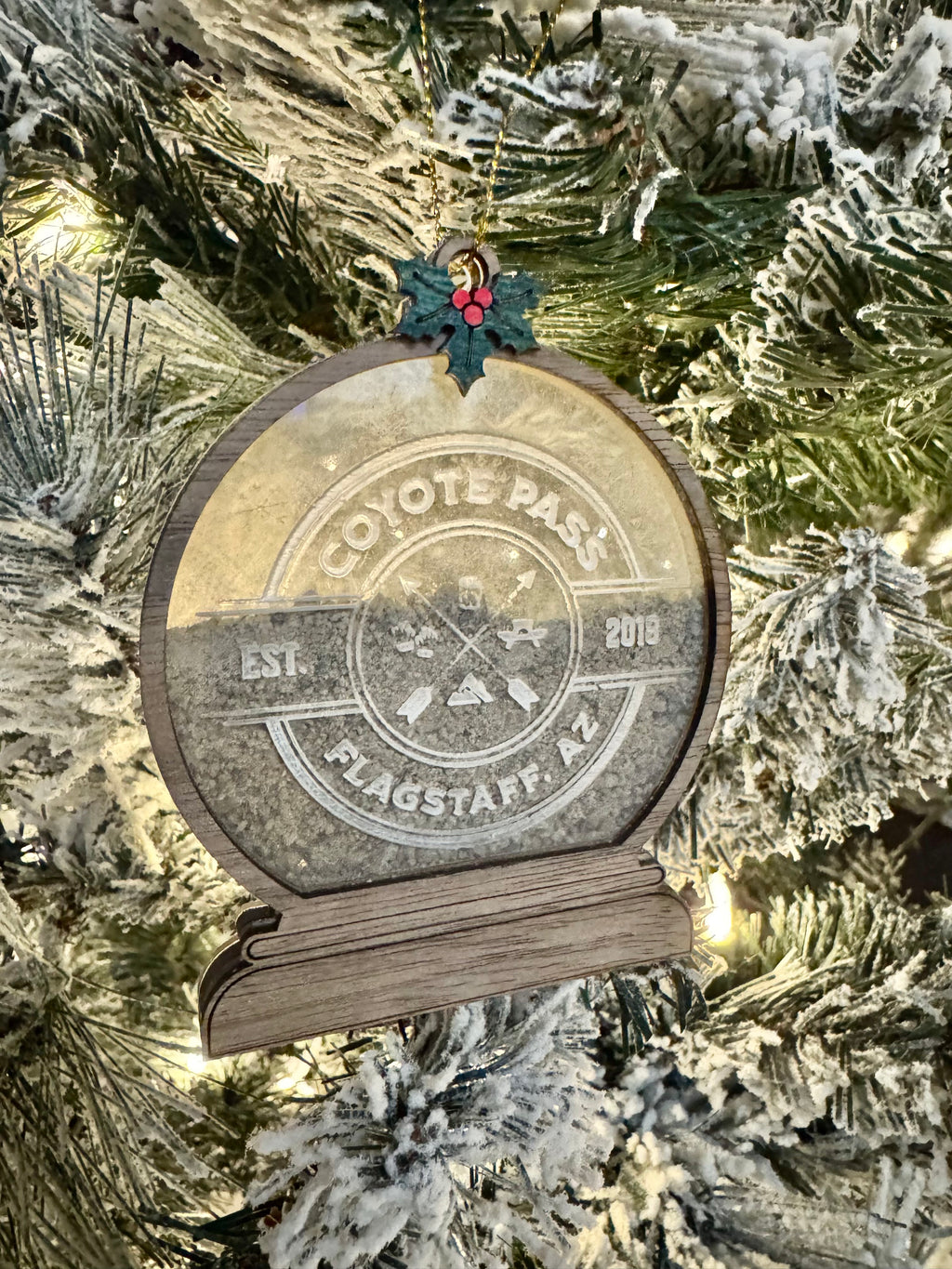 *LIMITED EDITION* Coyote Pass Dirt - Snow Globe Ornament