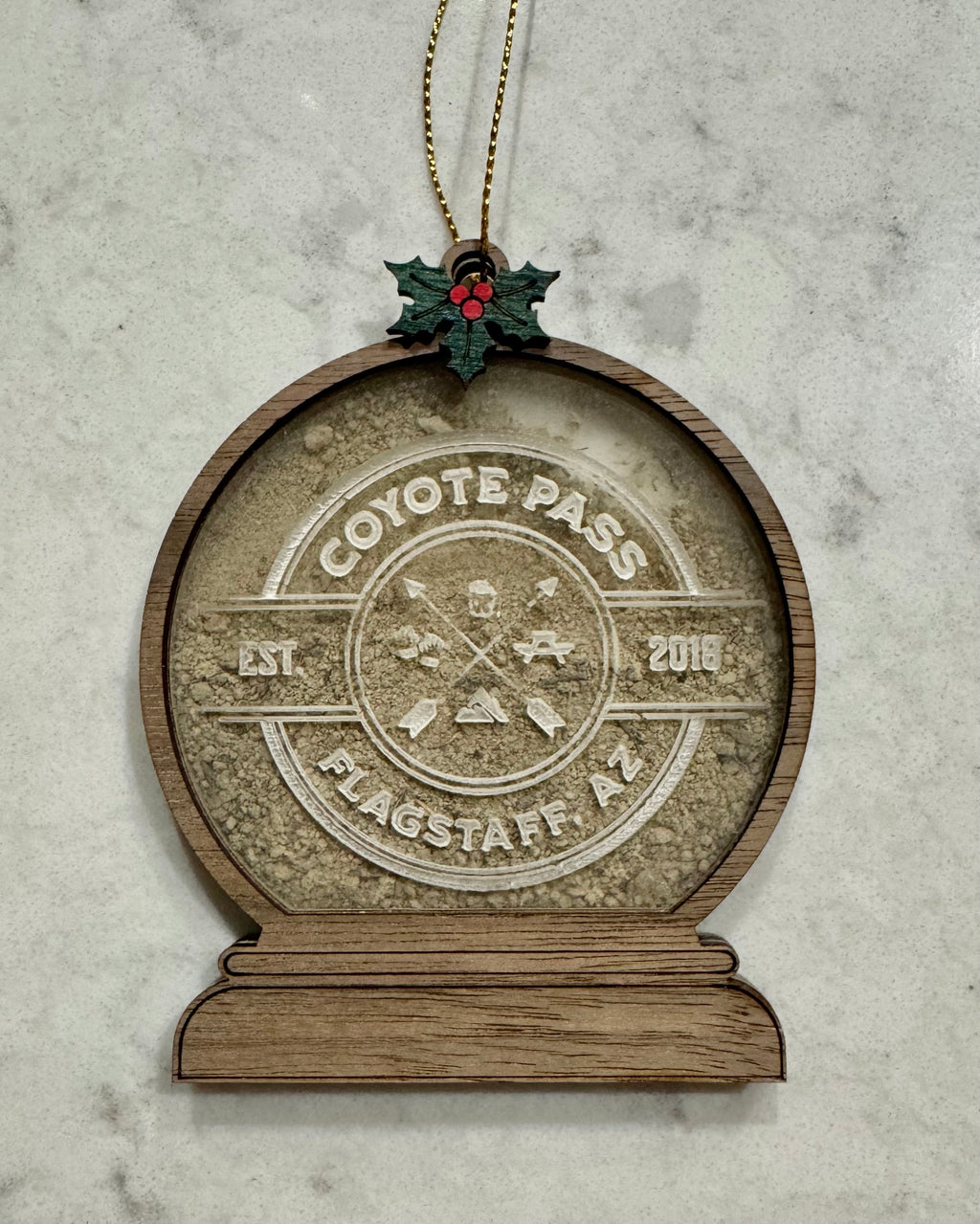 *LIMITED EDITION* Coyote Pass Dirt - Snow Globe Ornament